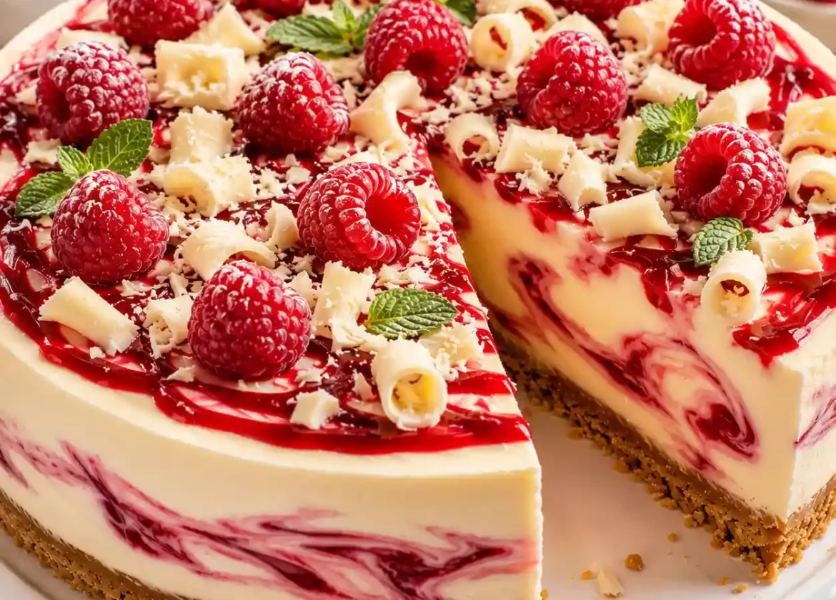 Mary Berry Raspberry and White Chocolate Cheesecake Recipe