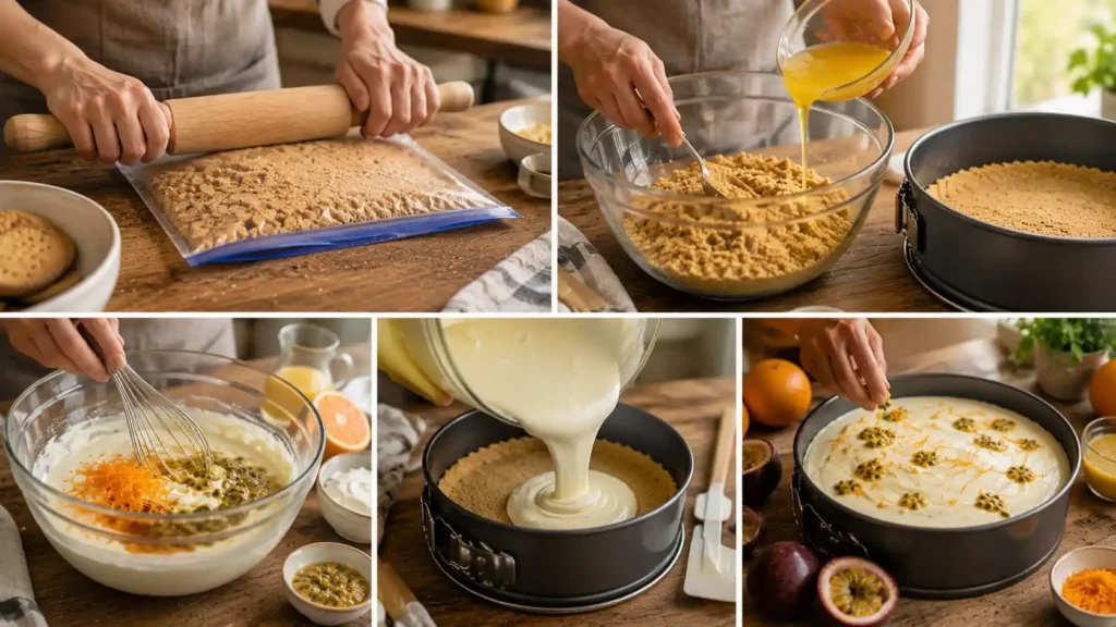 How to Make Mary Berry Passion Fruit & Orange Cheesecake