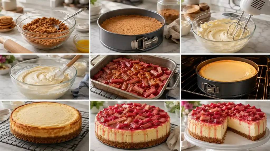 How to Make Mary Berry Rhubarb Cheesecake: Step-by-Step Guide