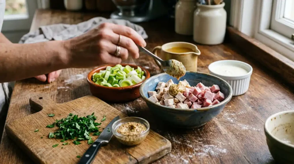 Essential Ingredients to Make Mary Berry Chicken and Ham Pie