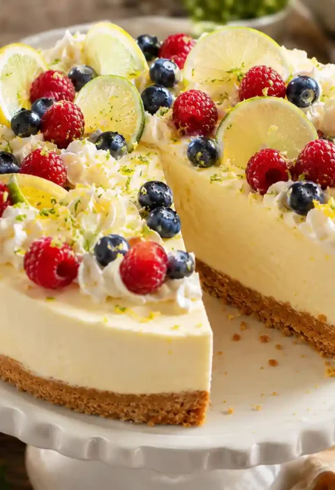 Mary Berry Lemon and Lime Cheesecake Recipe
