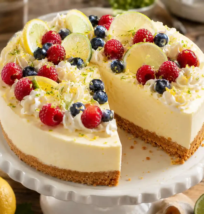 Mary Berry Lemon and Lime Cheesecake Recipe