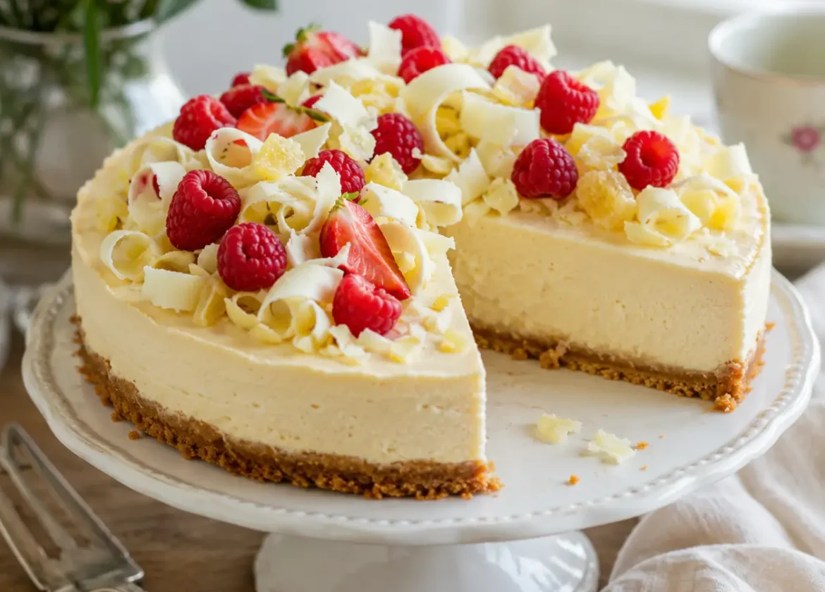 Mary Berry Ginger and White Chocolate Cheesecake Recipe