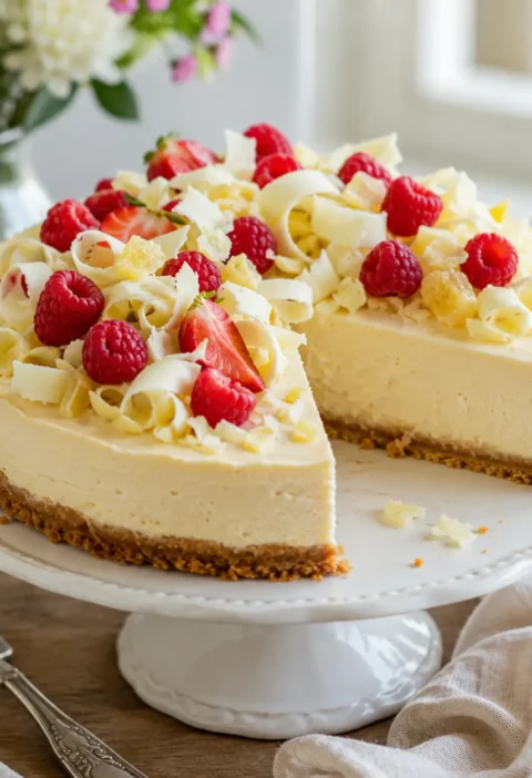 Mary Berry Ginger and White Chocolate Cheesecake Recipe