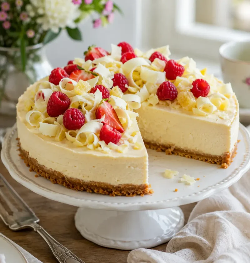 Mary Berry Ginger and White Chocolate Cheesecake Recipe