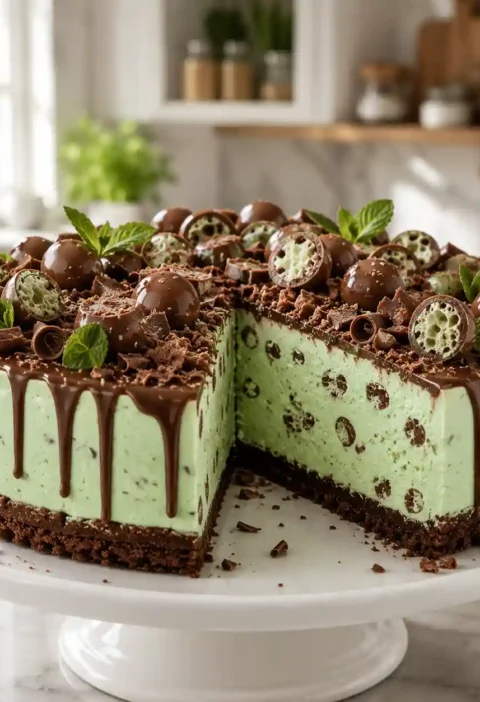 Mary Berry Mint Aero Cheesecake Recipe
