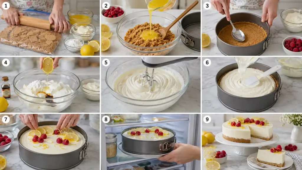 How to Make Mary Berry No-Bake Lemon Cheesecake