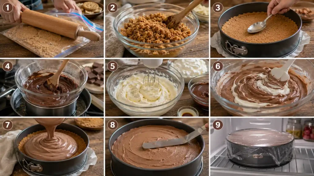 How to Make Mary Berry No-Bake Chocolate Cheesecake