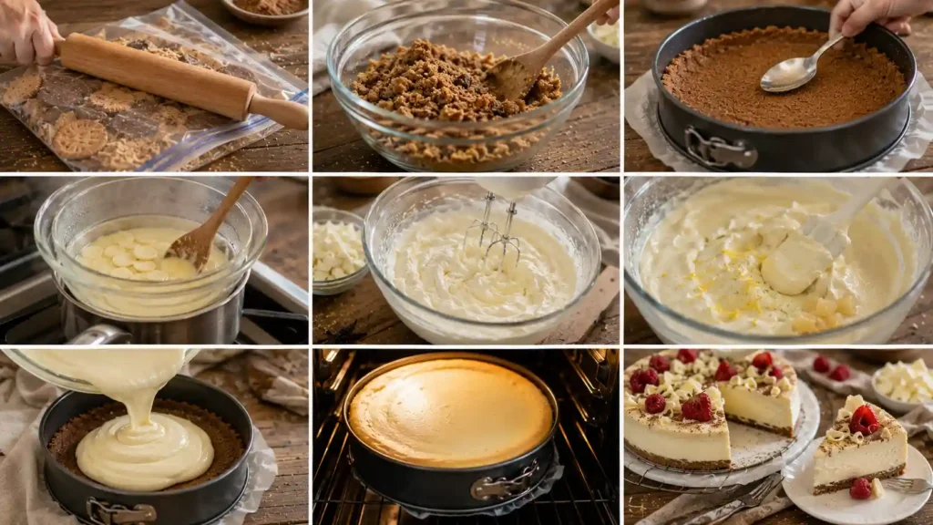 How to Make Mary Berry White Chocolate Cheesecake