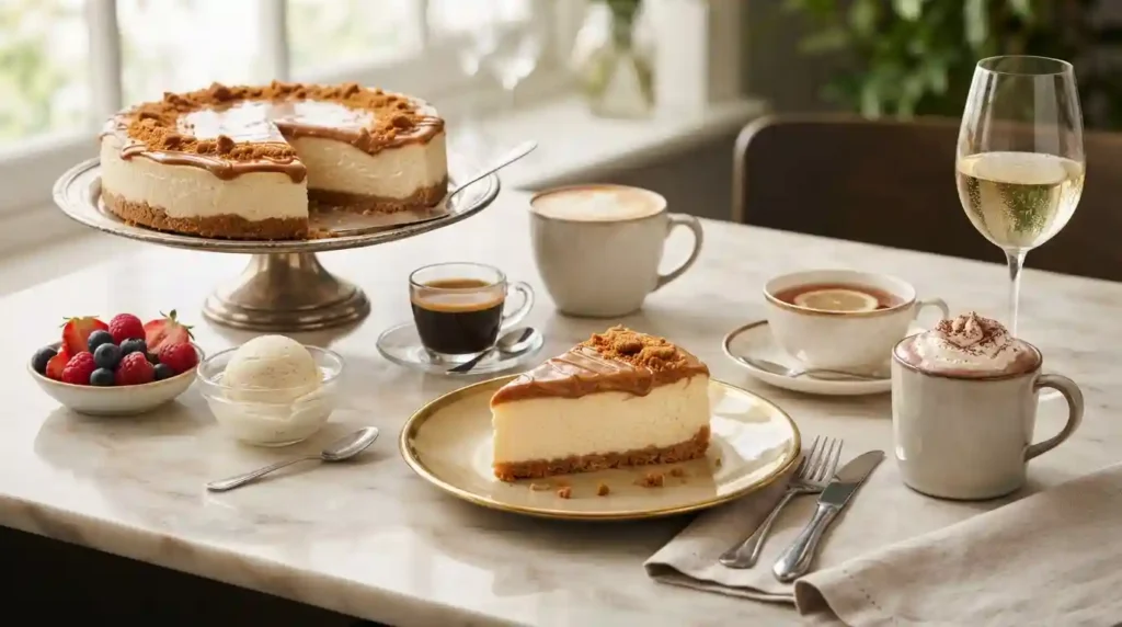 Pairing Ideas: What to Serve With Mary Berry Biscoff Cheesecake