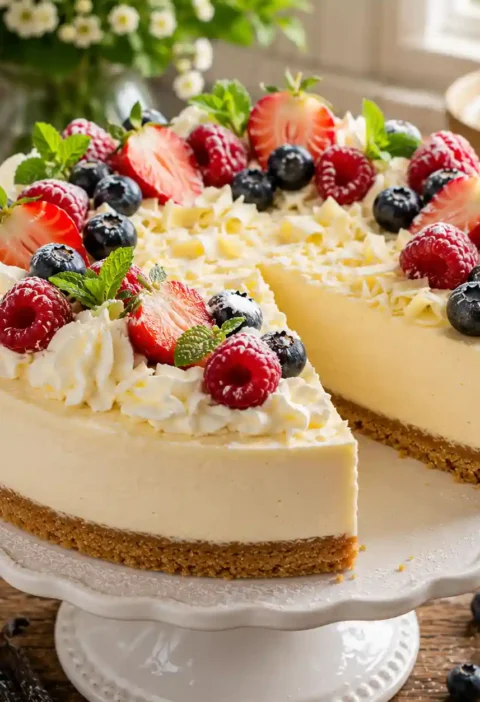 Mary Berry No-Bake Vanilla Cheesecake Recipe