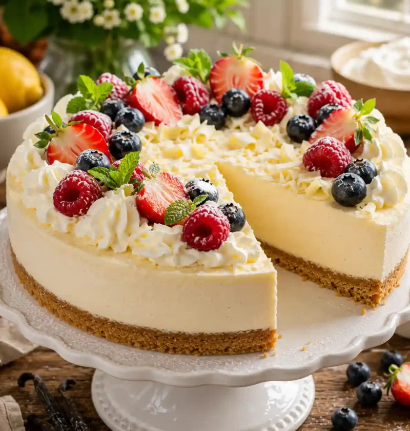 Mary Berry No-Bake Vanilla Cheesecake Recipe